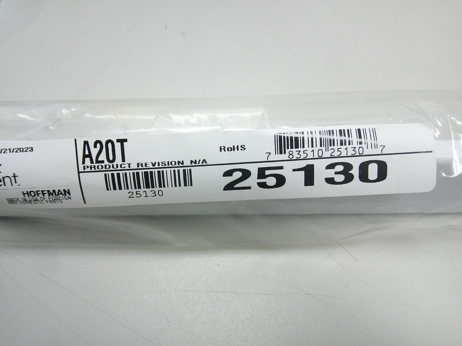 Hoffman A20T Terminal Strap / Terminal Kit Fits 20.00 Steel White