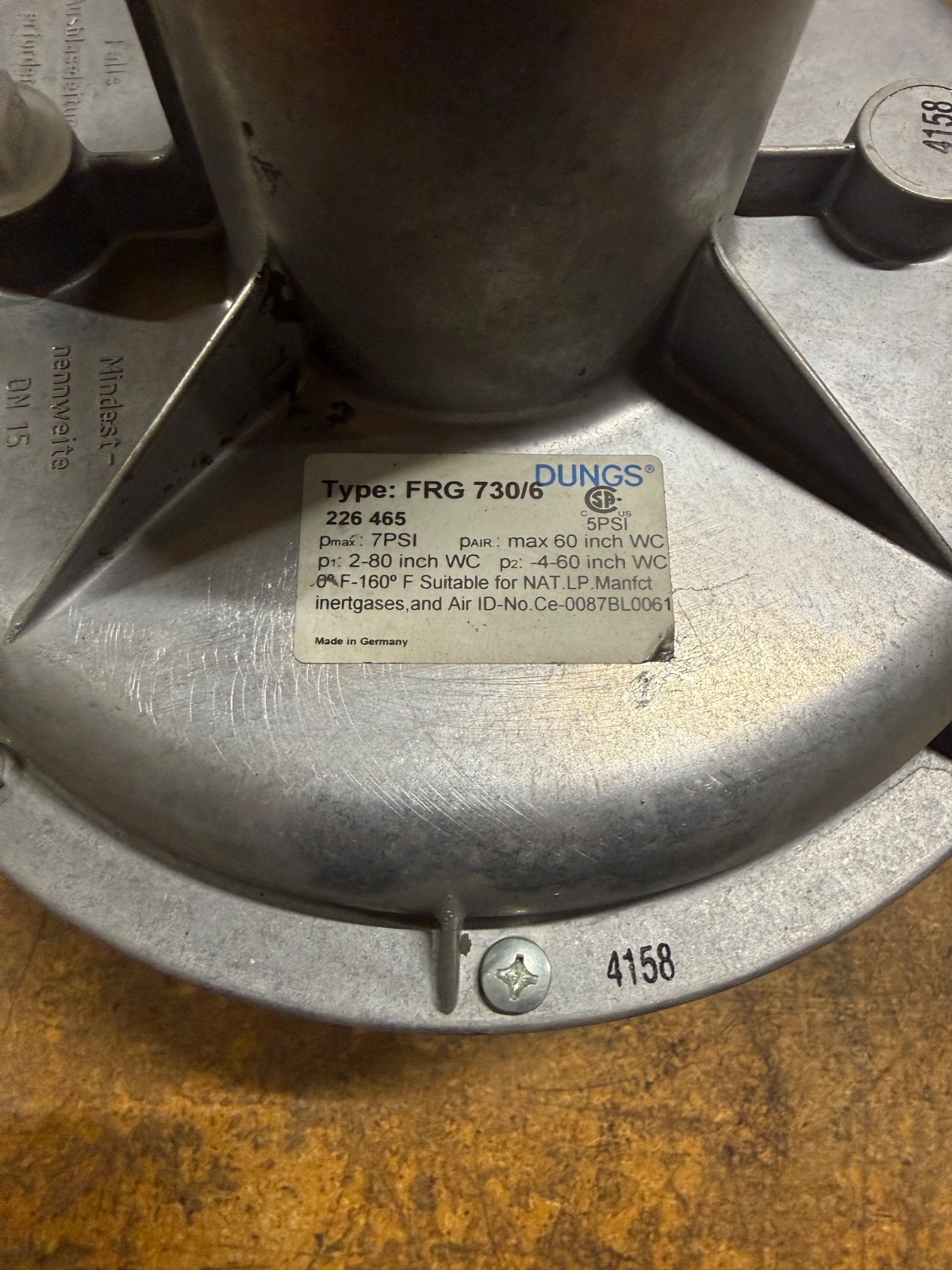 DUNGS 226465 FRG730/6 7PSI NSMP NO BOX (NEW)
