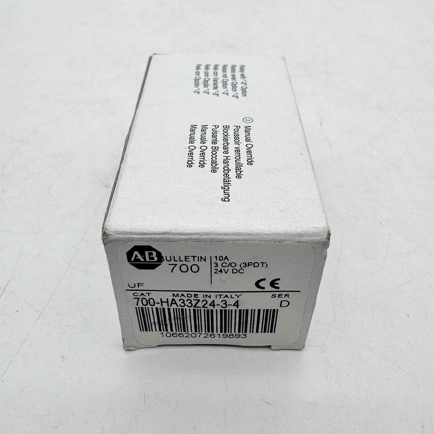 700-HA33Z24-3-4 GP Tube Base Relay New Original 700HA33Z2434