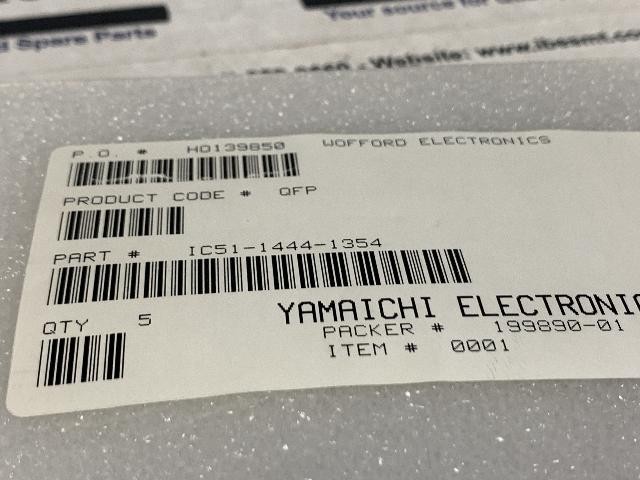 NEW Yamaichi 144 Pin QFP Socket – IC51-1444-1354 w/Warranty