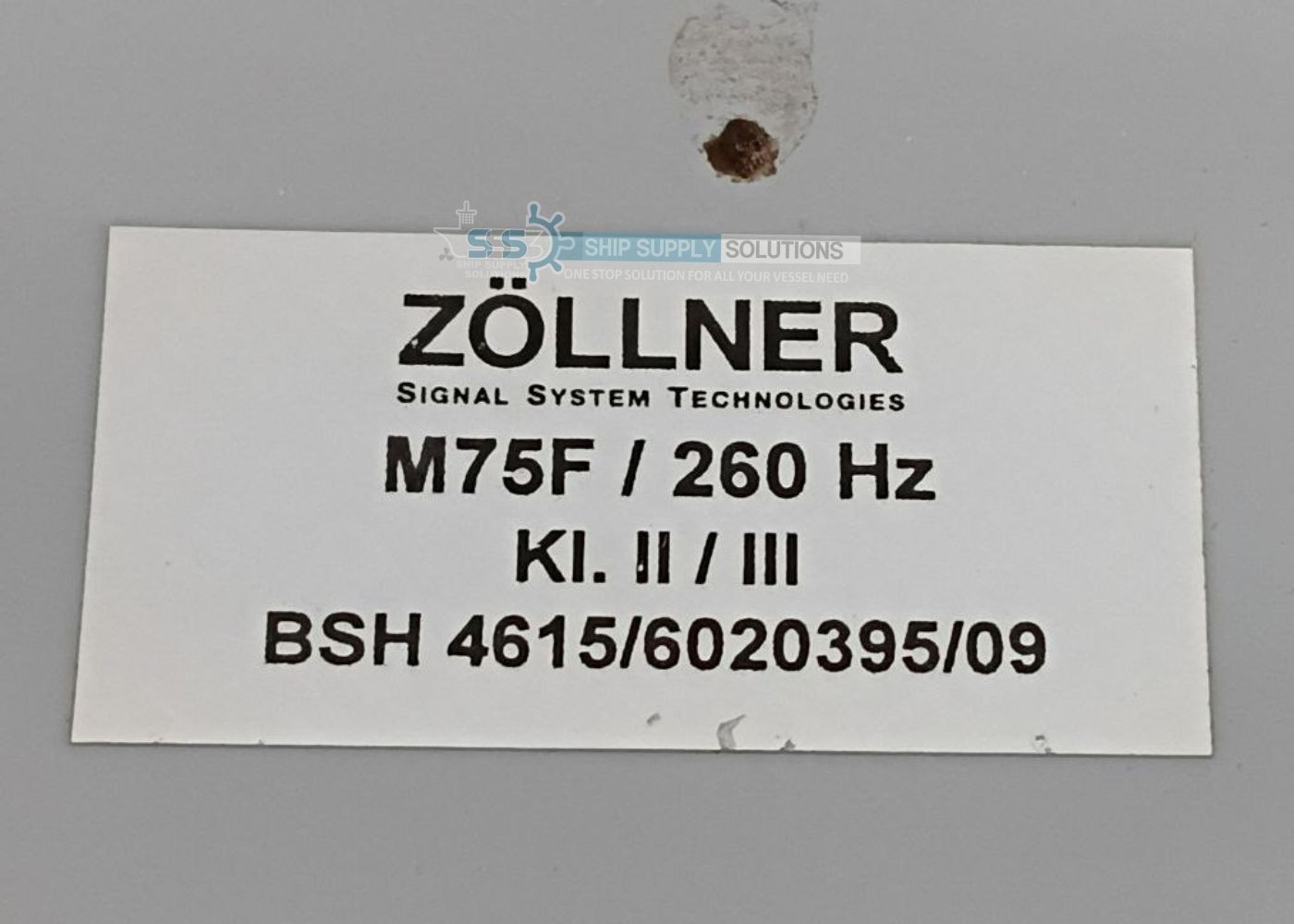 Makrofon Zollner M75F/260Hz Air Horn BSH 4615/6020395/09 KI. II/III (Unused New)