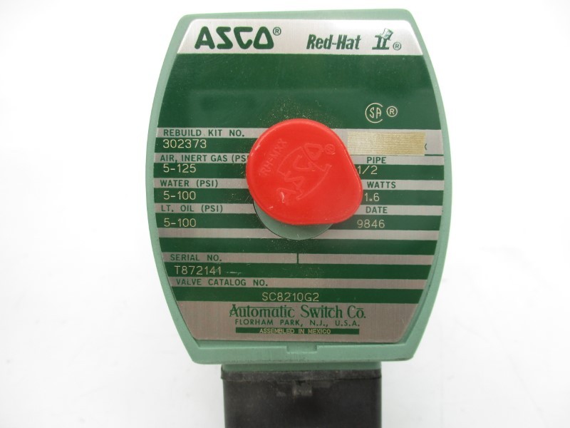 ASCO SC8210G2 24VDC 5-100PSI 1/2″ NSMP