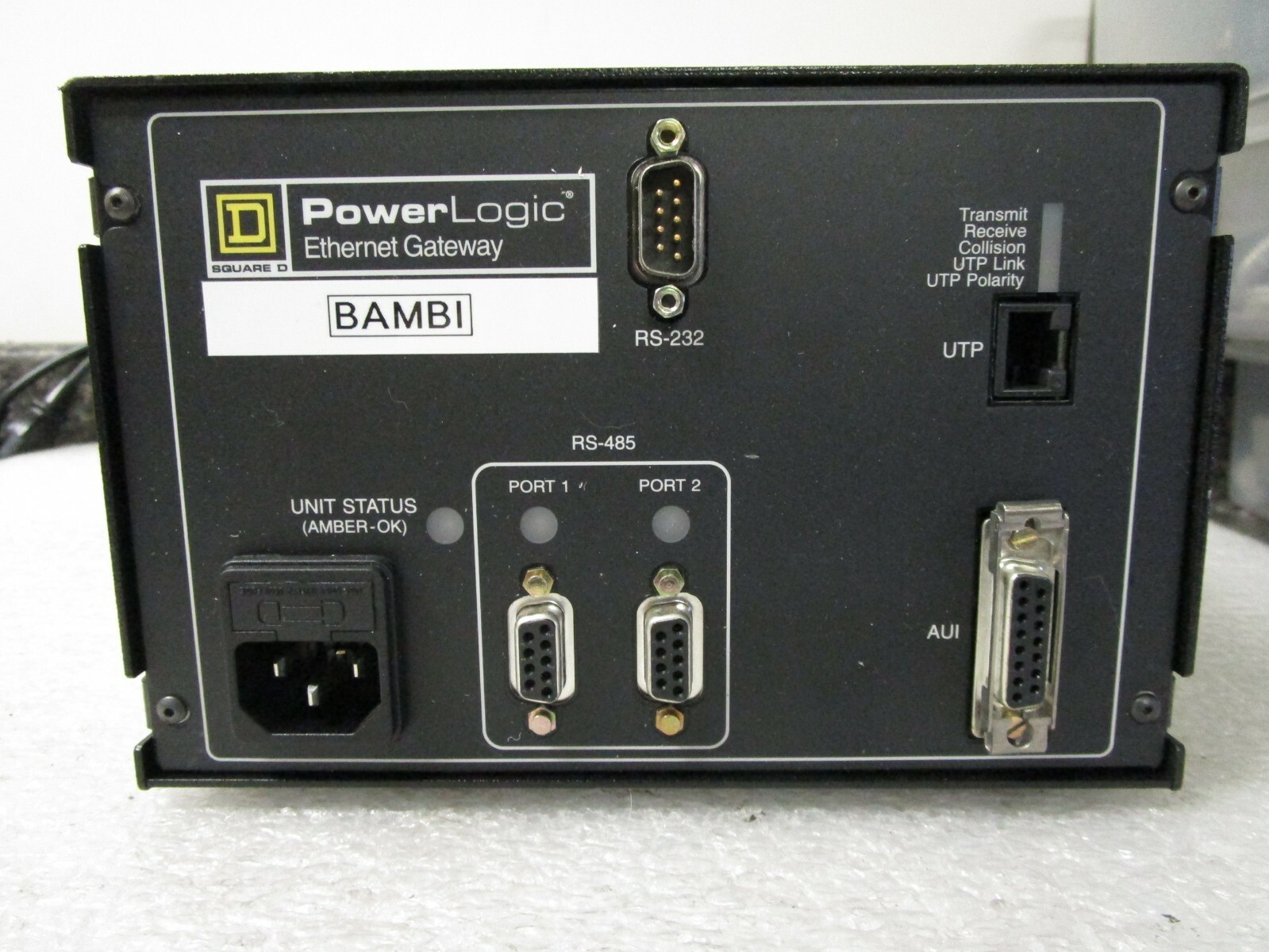Square D EGW2 Class 3050 PowerLogic Ethernet Gateway 63230-210-100 – Tested!