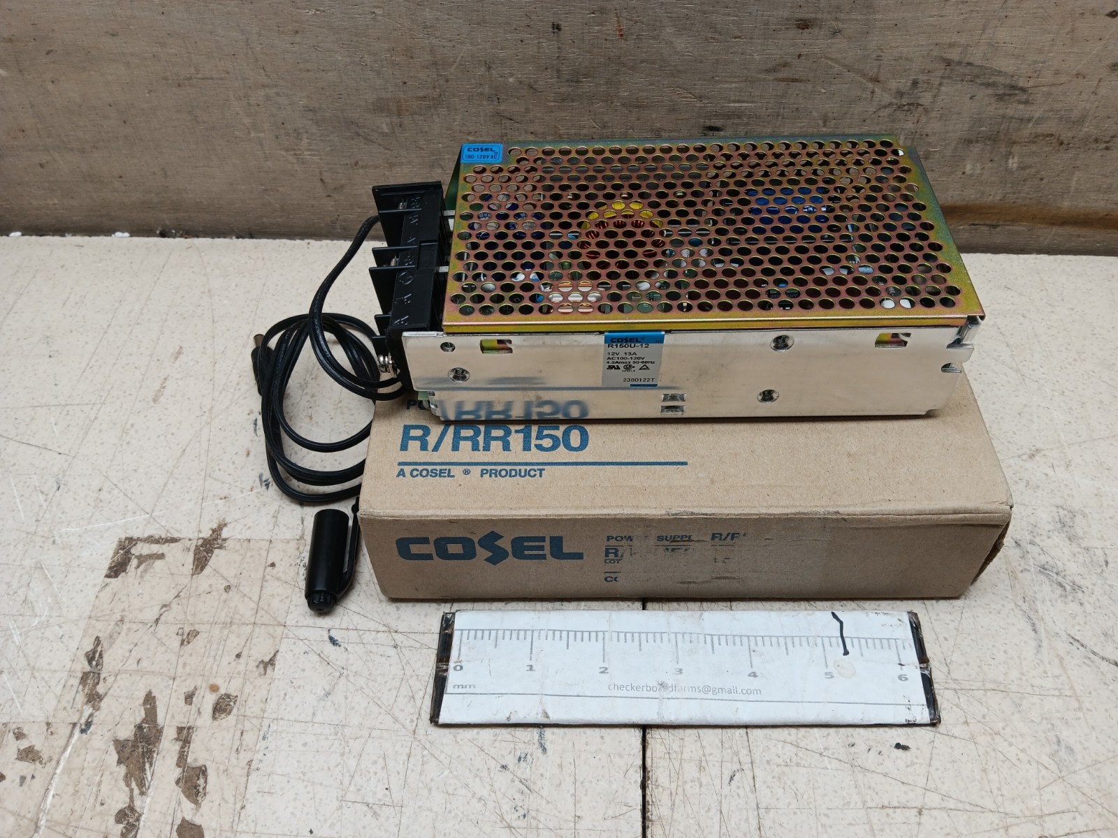NOS Cosel R150U-12 Power Supply R/RR150 12V 13A AC 100-120V
