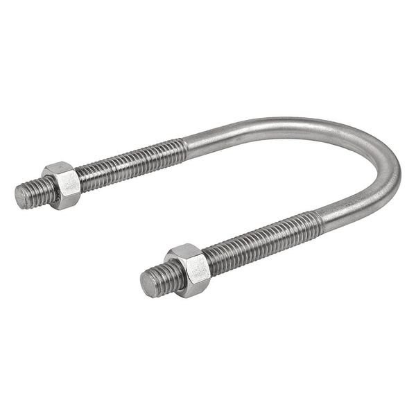 Calbrite Round U-Bolt, 1/4″-20, 1 9/64 i