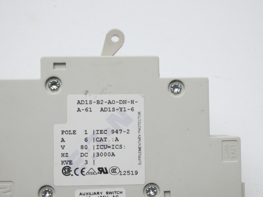 EATON HEINEMANN AD1S-B2-AO-DN-H-A-61 80V 6A NSMP