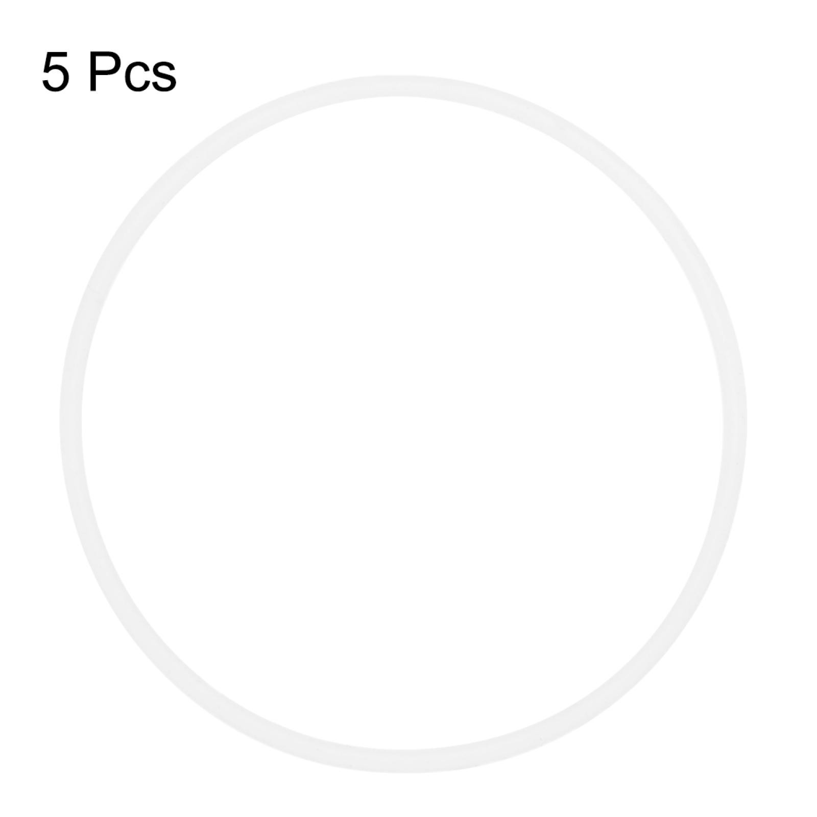 56x60x2mm Oil Gas Seal Tap Washer Gasket Sealing O Ring Clear White 5pc
