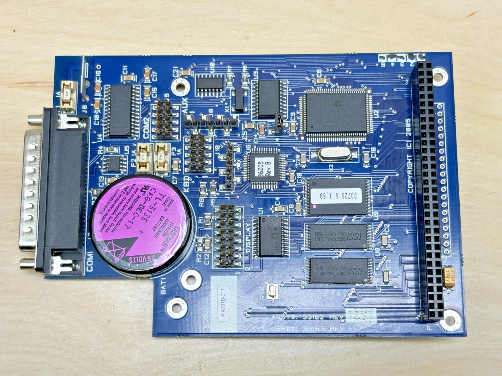 Telesis 33162 Communication Board for TMC420 Pinstamp Controller, 33163