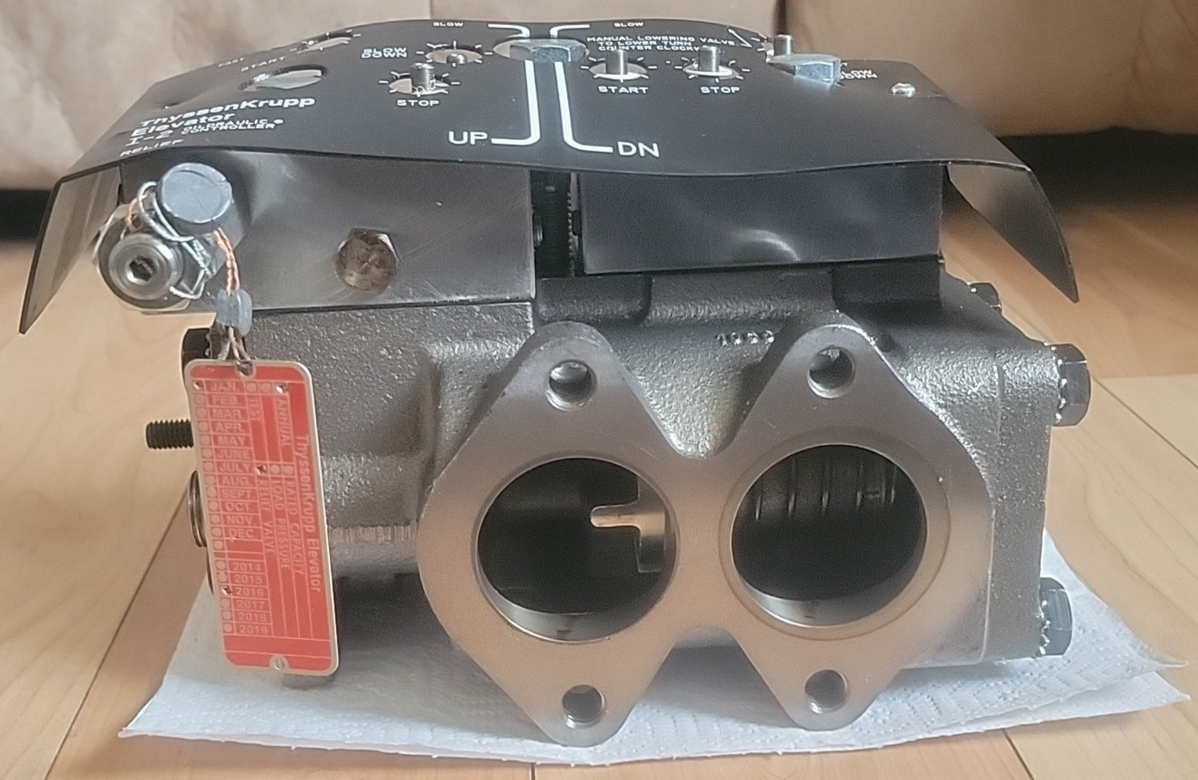 ThyssenKrupp I-2 Elevator Oildraulic Controller 7505AE1 Integral Valve – READ