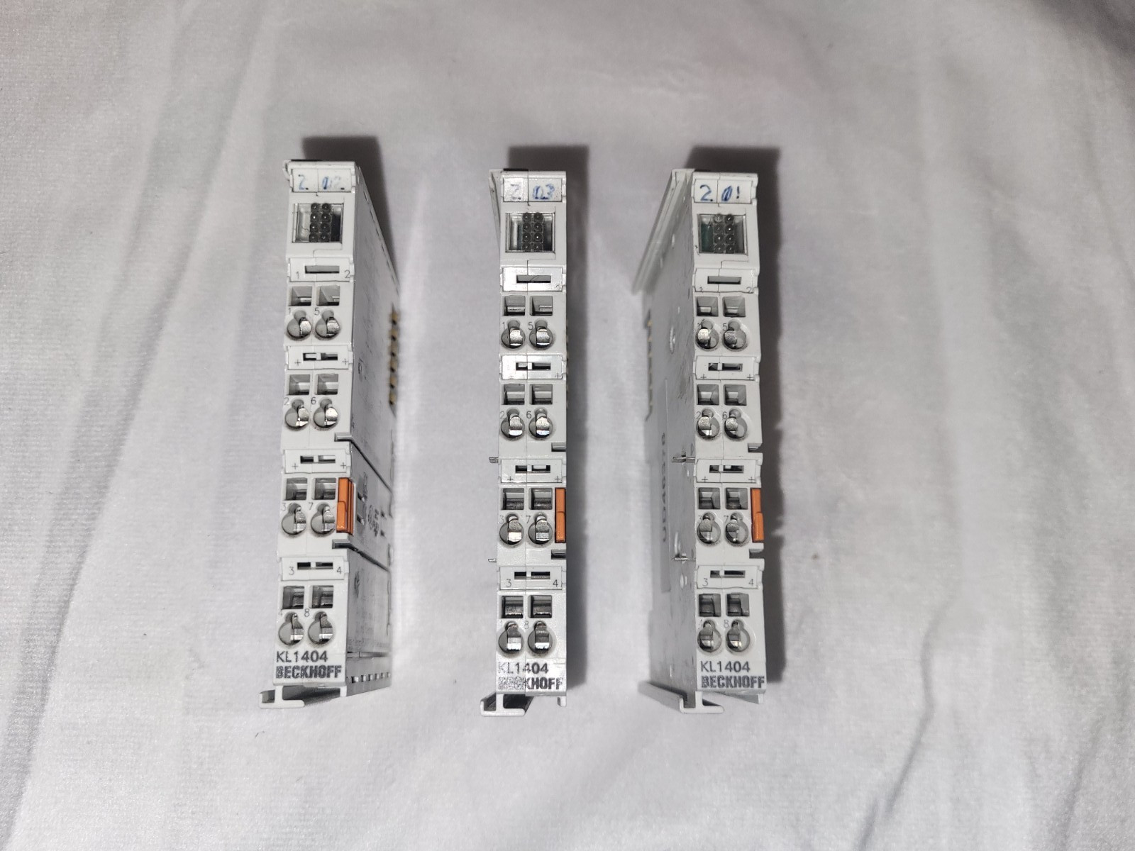 Lot of 3 Beckhoff KL1404 4-Channel Digital Input Terminal 24VDC