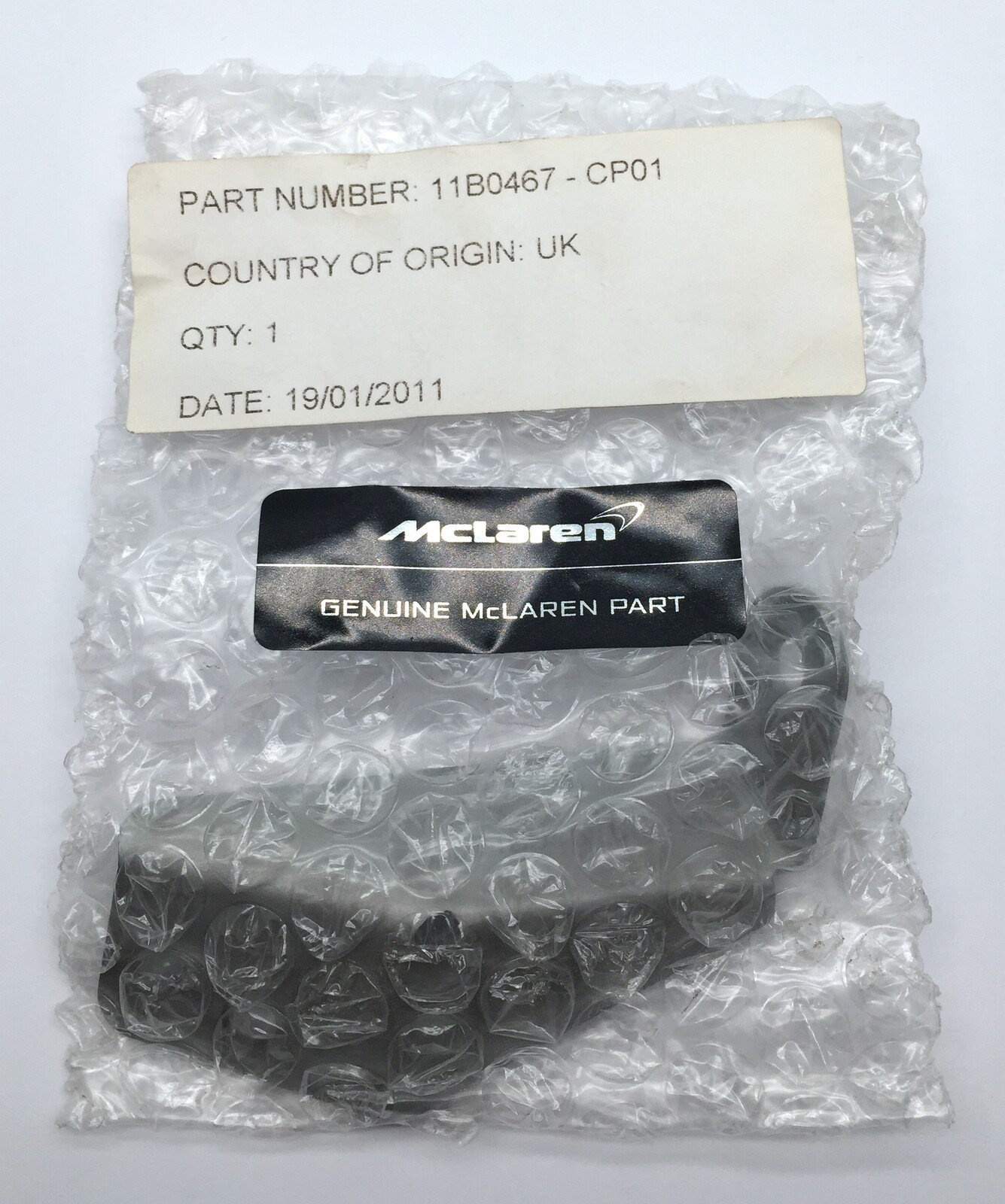 McLaren 1211B0467CP BRKT-W-Bone Displacement 11B0467CP.01