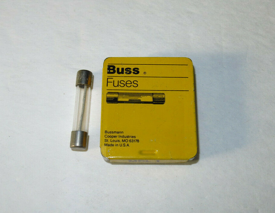 Buss Fusetron Fuses MDL 1 IR 35A 250V AC