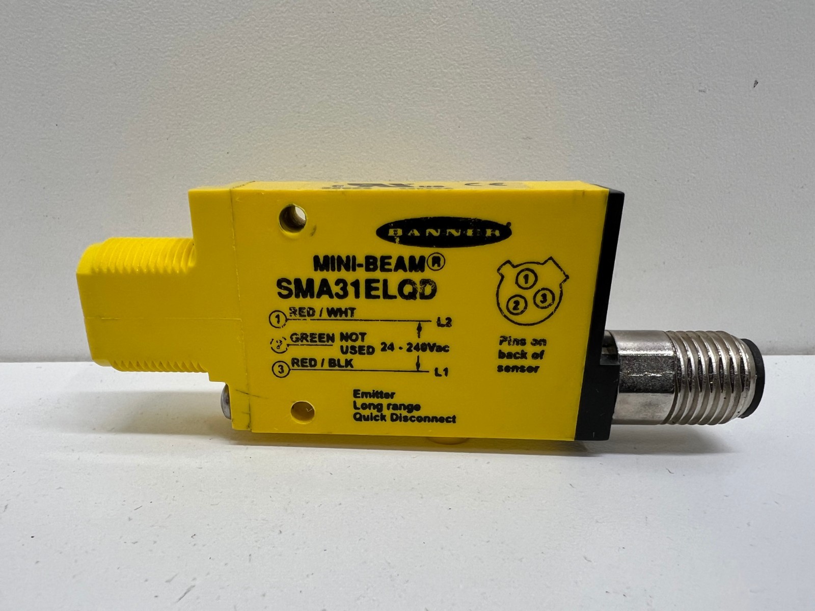 NEW OLD STOCK! BANNER PHOTOELECTRIC SENSOR SMA31ELQD