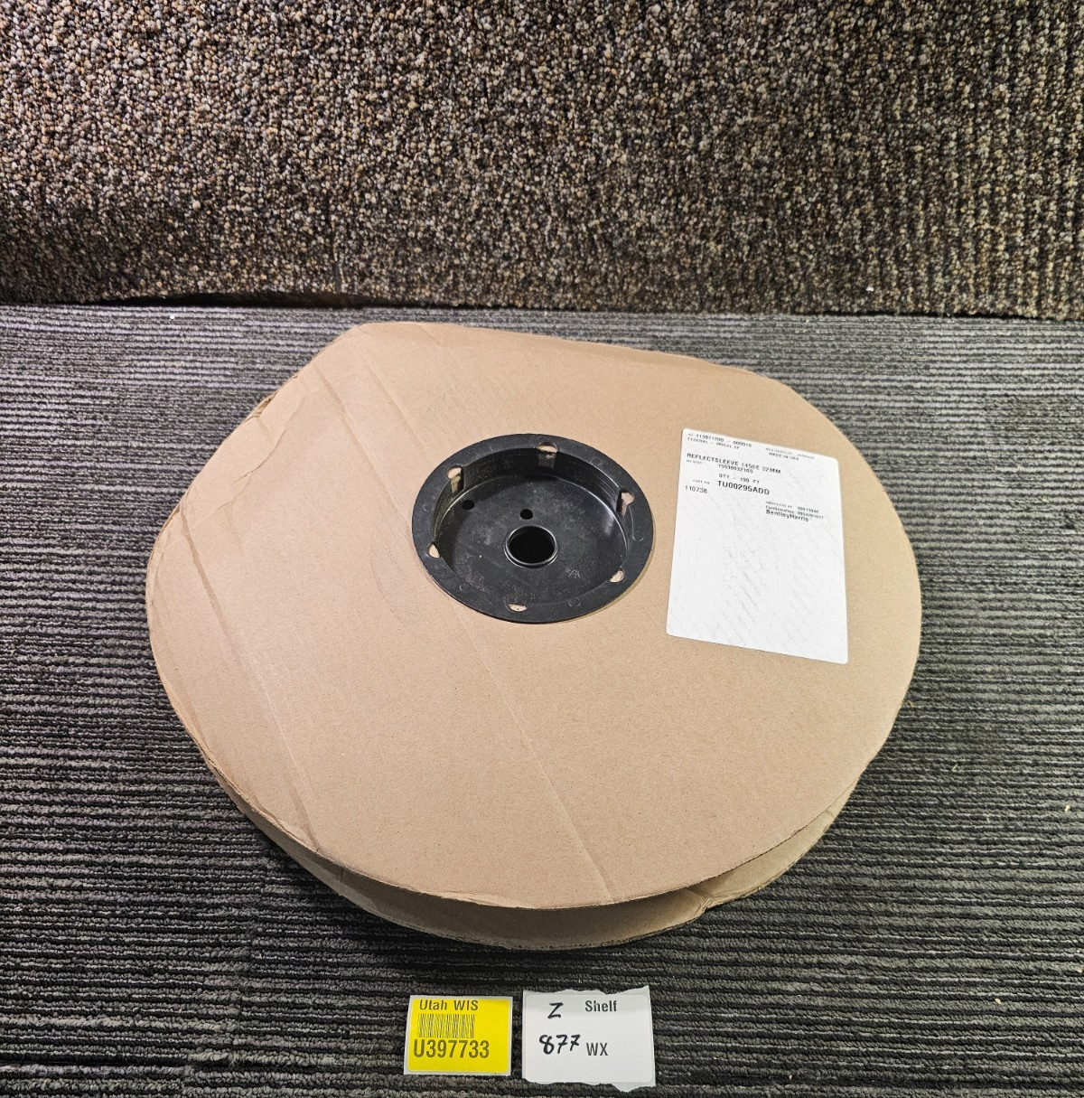 Bentley Harris TU00295ADD Aluminum Hose Heat Sleeve 1-1/4″ x 150 ft. Reflective