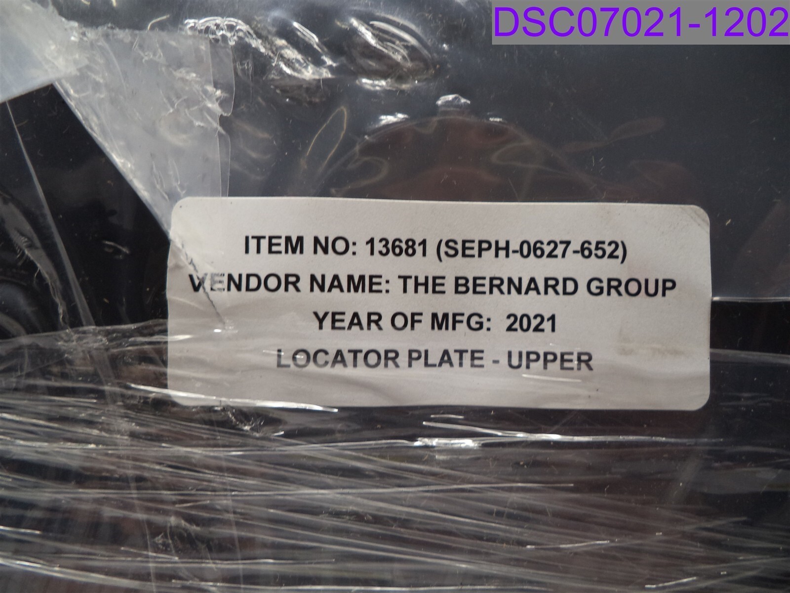 The Bernard Group 2 Pack Locator Plates Upper and Lower P/N 13681 13682