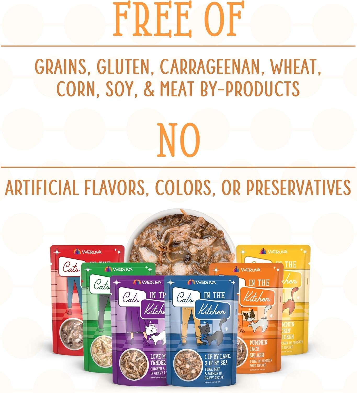 Weruva Cats in the Kitchen Pantry Party! Wet Cat Food – Variety Pack, 36 ct