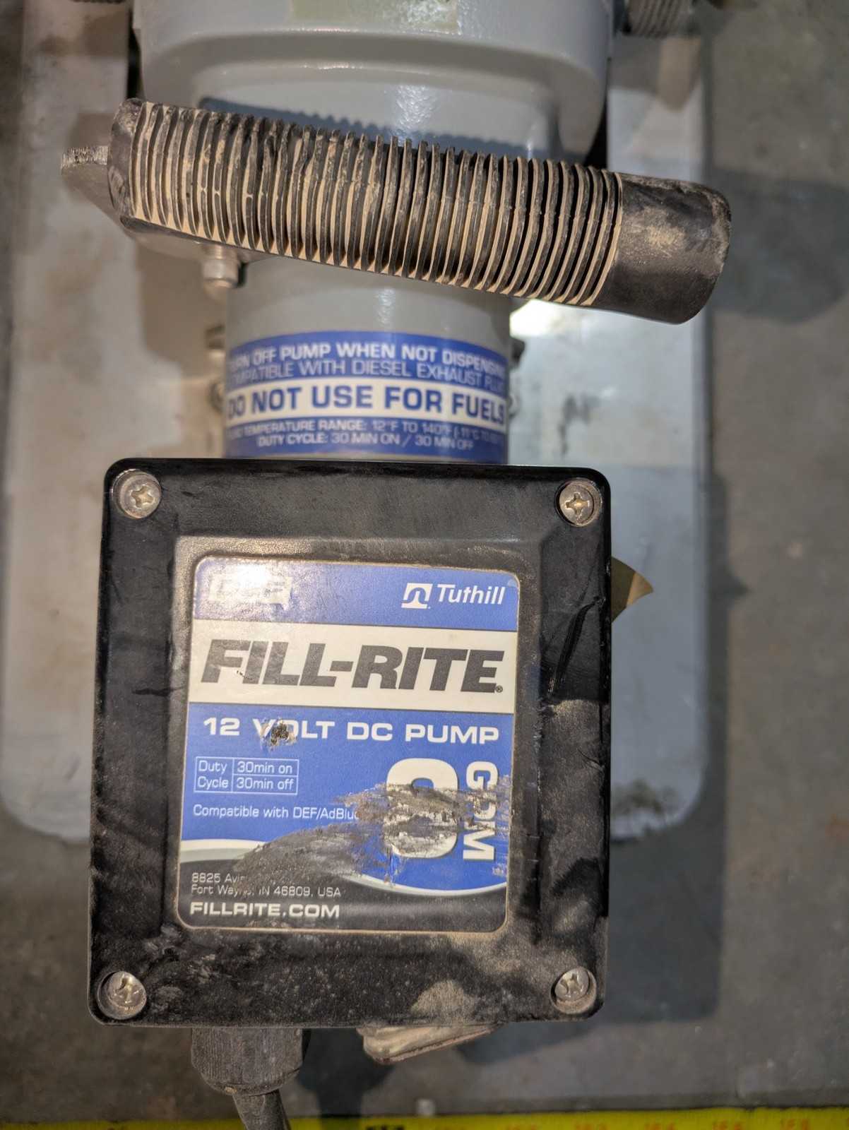 INTERTEK STUFFER MOTOR 17550250 DC 12V 2800RPM 180W FILL-RITE 12V DC PUMP 8GPM