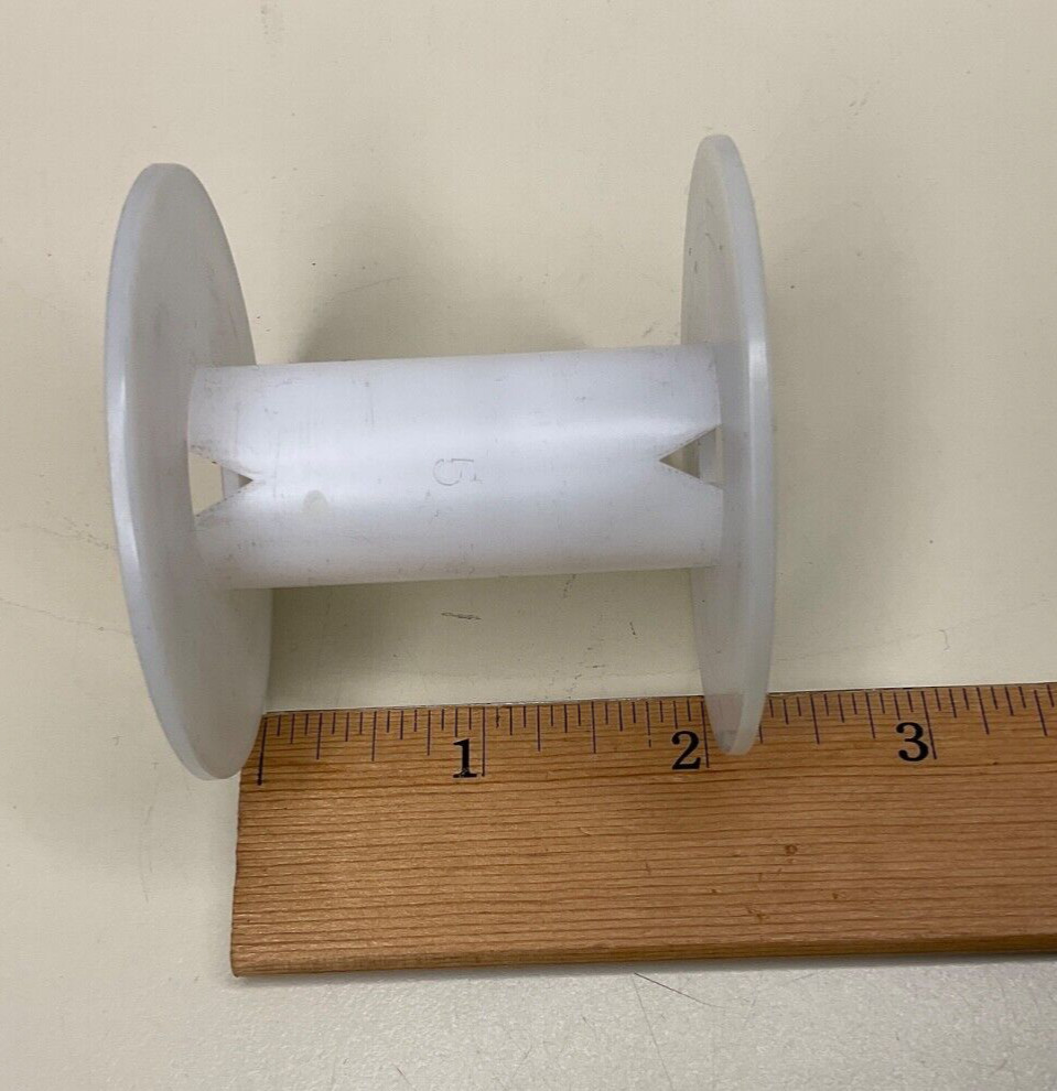 One (1) Medium Empty Plastic Spool for Rope Cable Wire Paracord 2.25″ Tall