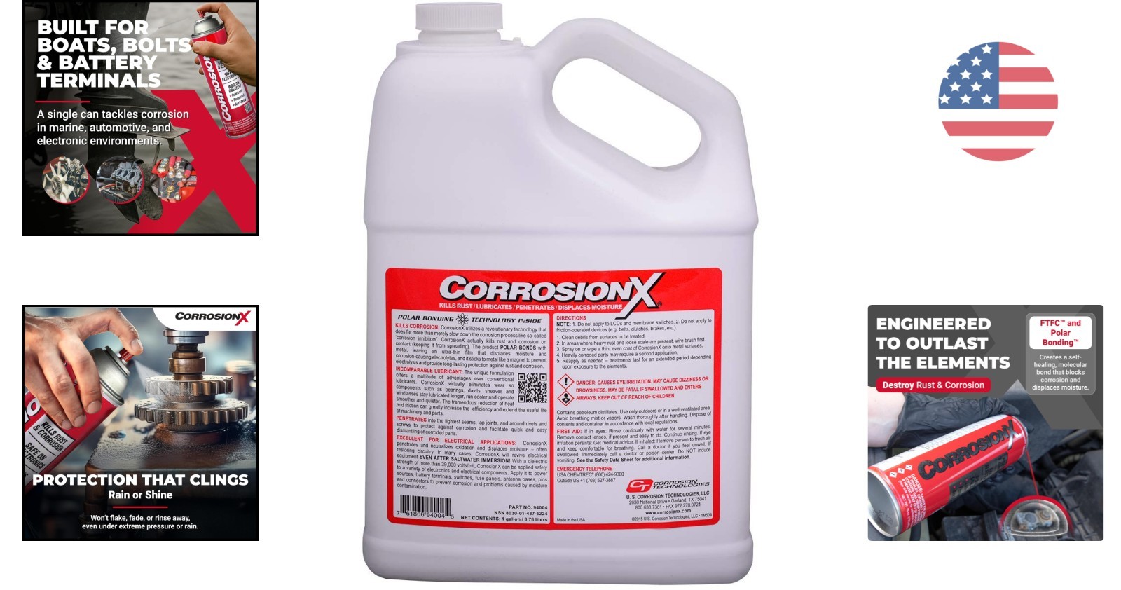 Industrial-Strength 1 Gallon Corrosion Prevention – Protects Electronics & Parts