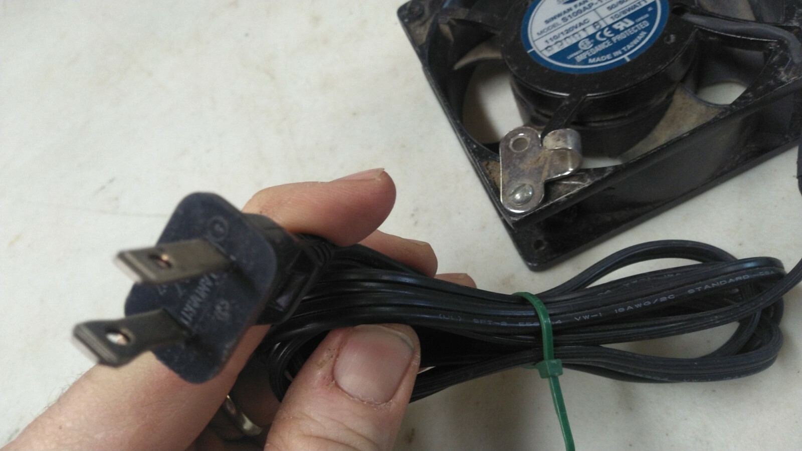 Sinwan Fan Motor Model: S109AP-11-3 Ball 110/120VAC