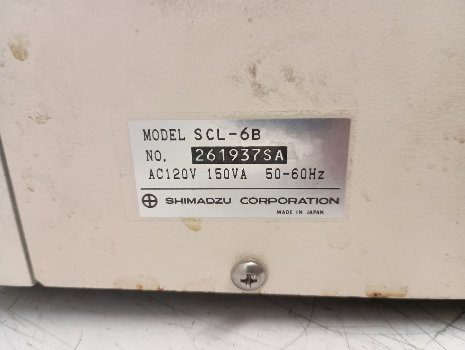 Shimadzu SCL-6B System Controller Auto Injector *Powers on, untested