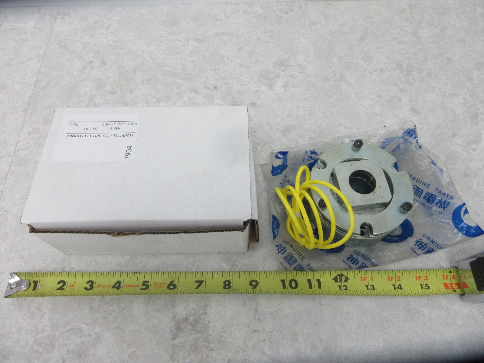 SHINKO ELECTRIC SBR-102M1-160A ELECTROMAGNETIC BRAKE, Y0187