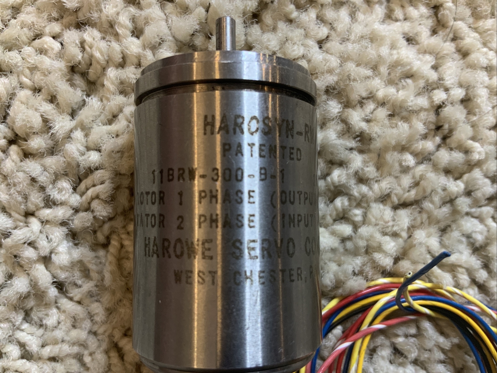 HAROSYN-RW 11BRW-300-B-1 250HZ Rotor Stator Harowe Servo Controls