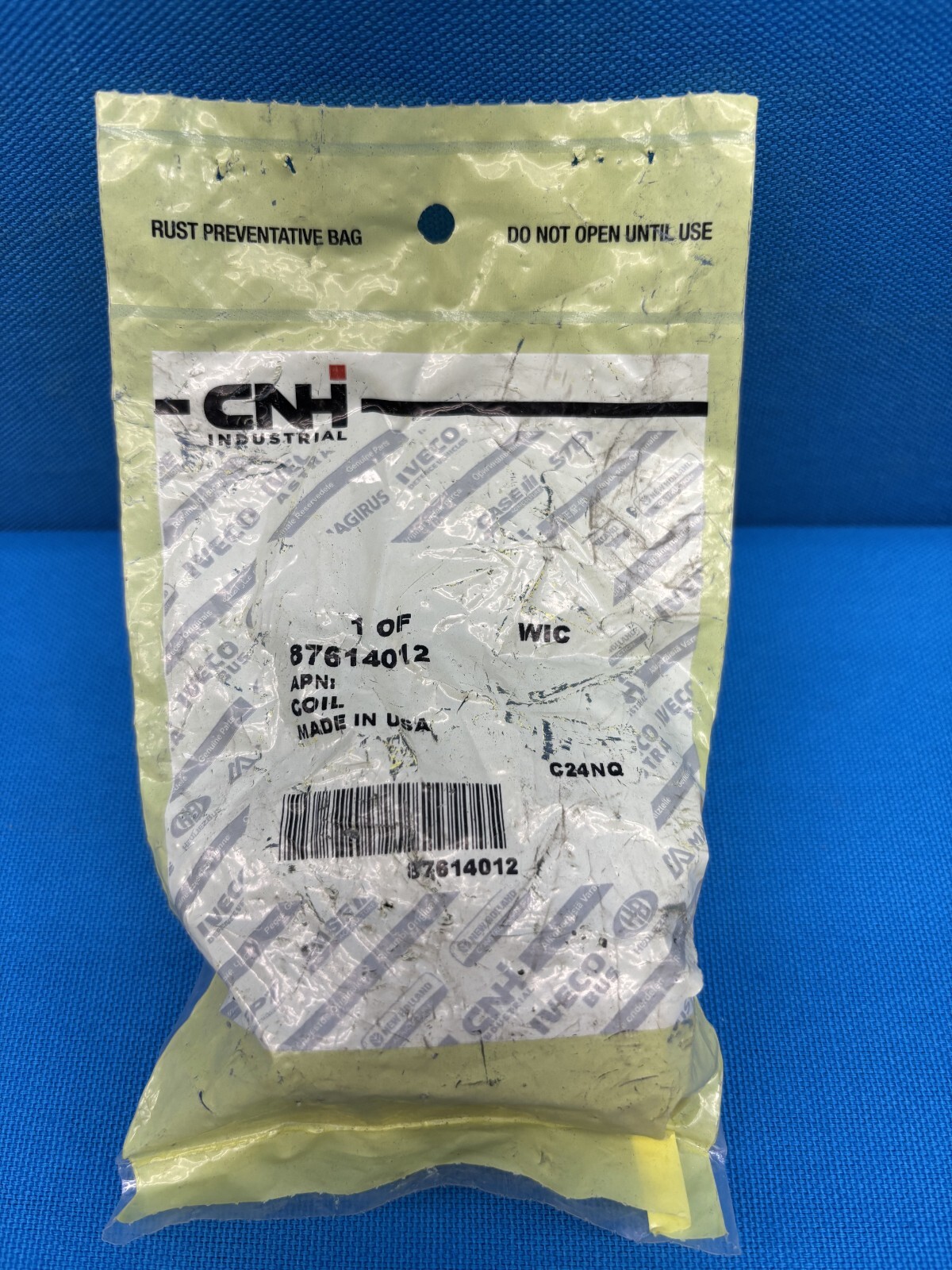 Genuine CNH 87614012 Replacement Coil Fits 410 Skid Steer Series 3