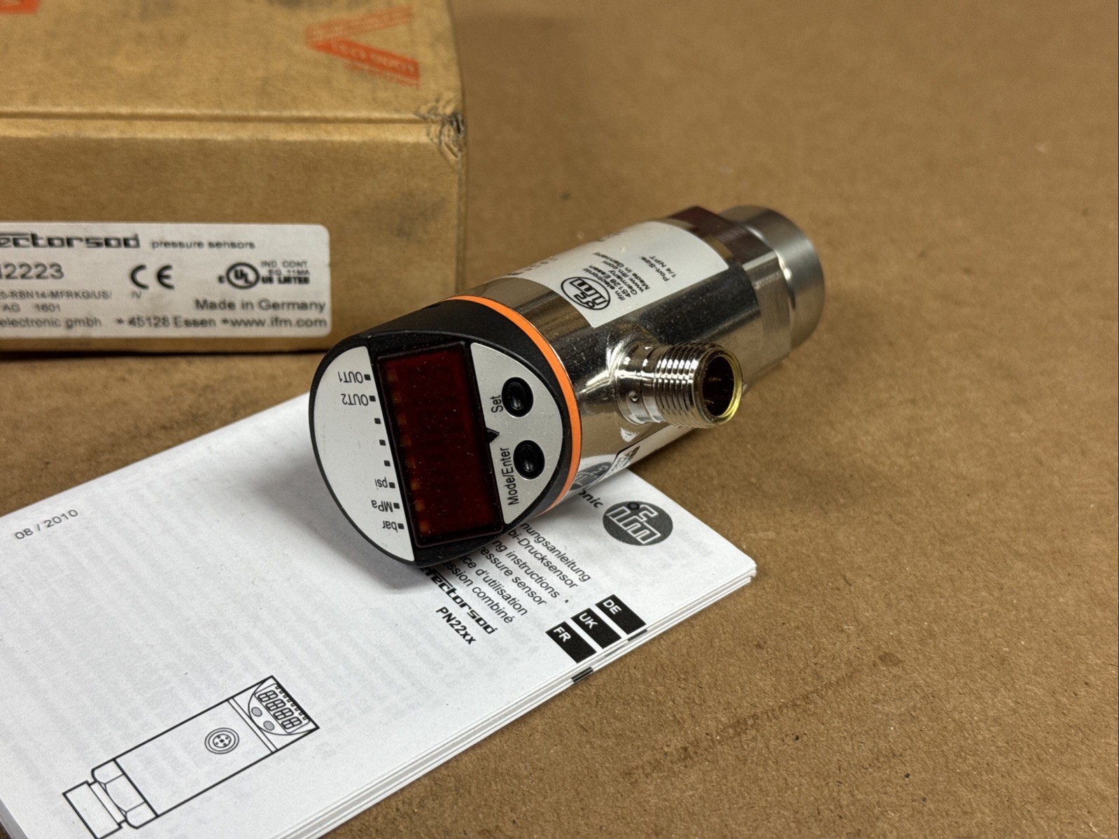 NEW IFM PN-025-RBN14-MFRKG/US V PN2223 Pressure Sensor SURPLUS FAST SHIPPING
