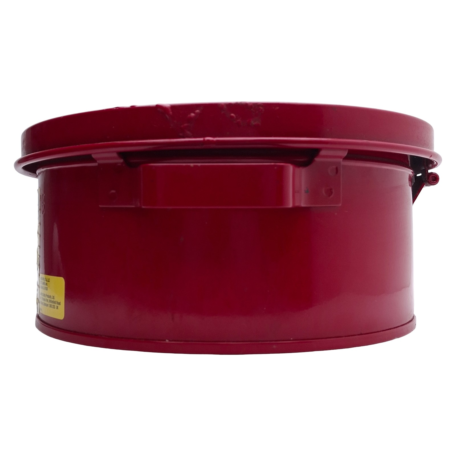 Justrite 10375 Bench Can 1gal Capacity, Steel, ø9.375″ x 4.5″ *No Dasher Plate*