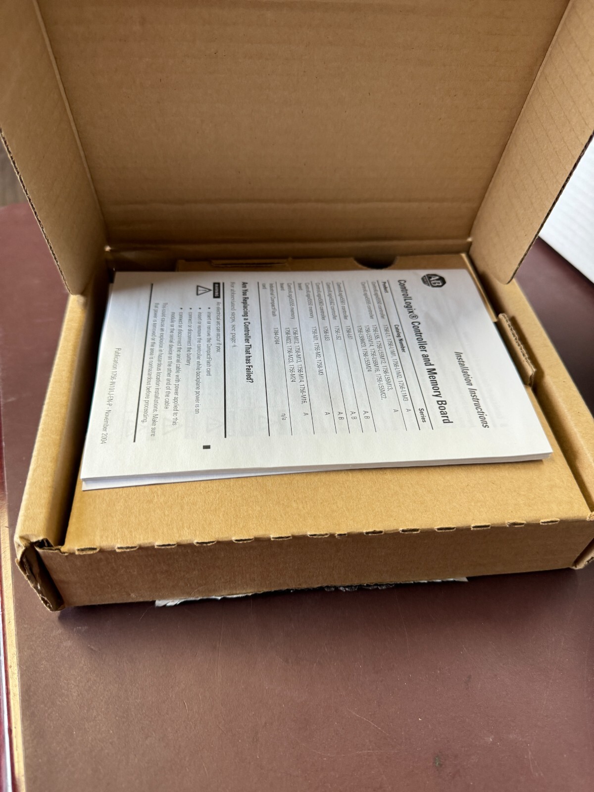 Allen Bradley 1756-L55A Cat Rev L01A logix Processor Unit