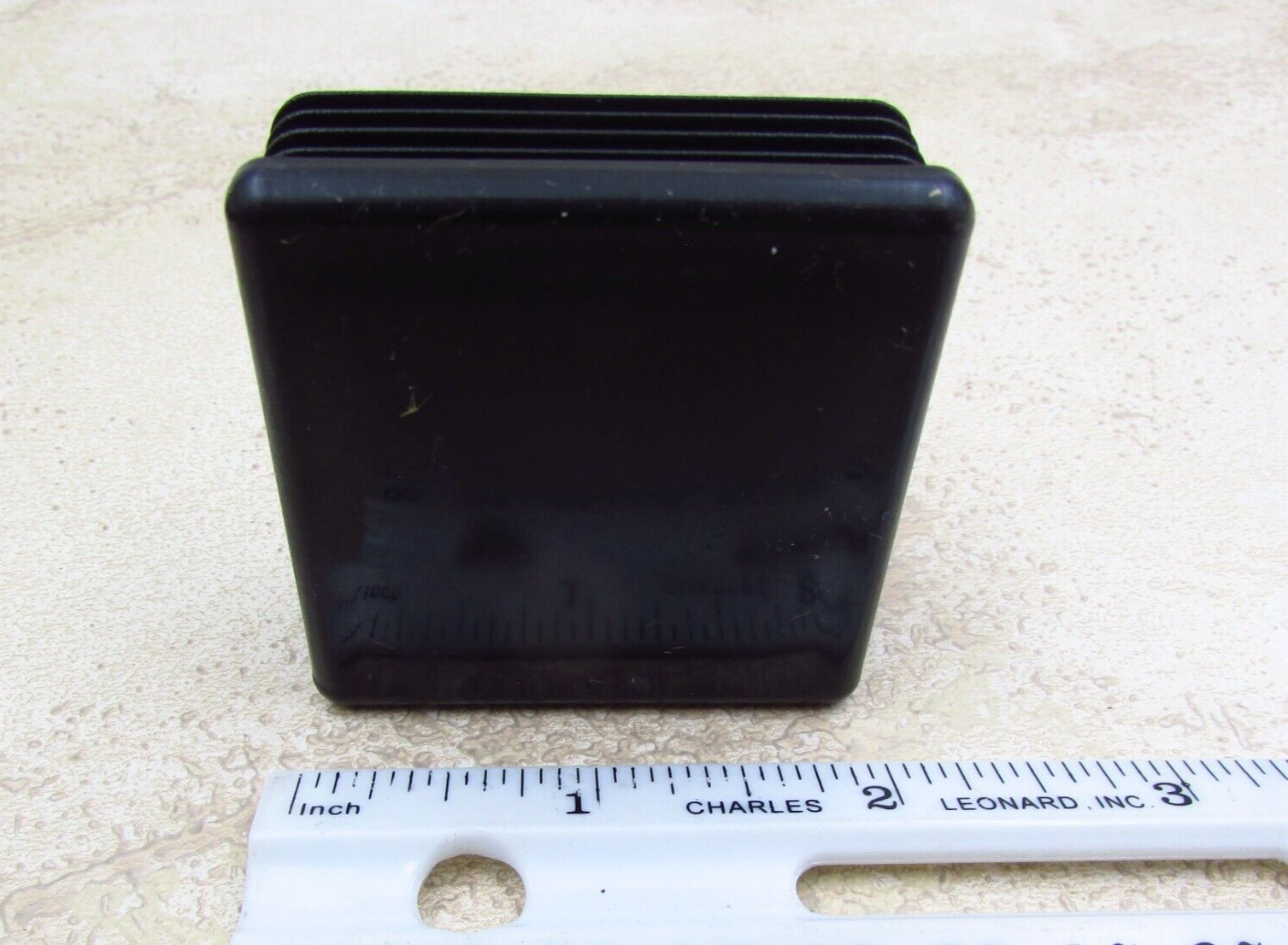 QTY 4 Black 2″ Inch, 14-20 Gauge Square Tube End Cap Plastic Insert Plugs