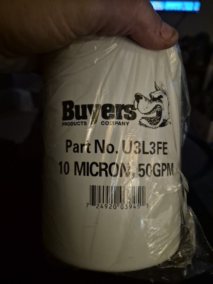 Buyers Products U3L3FE Filter Element (Element,Filter,10 Micron,50Gpm)
