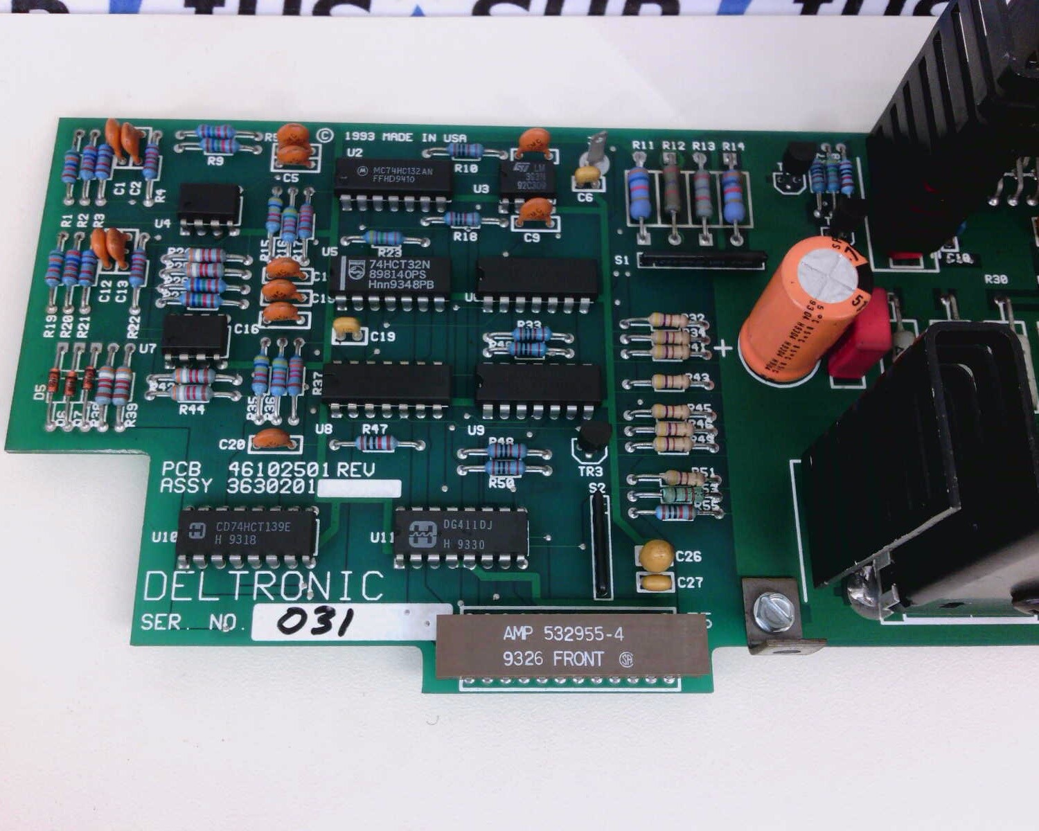 USSP Deltronic PCB 46102501 3630201 MPC-5 Circuit Board MPC5 Card
