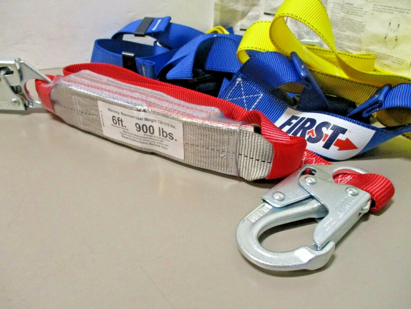 Protecta AB17530-XL Full Body Safety Harness Set XL 130-310Lb Capacity.
