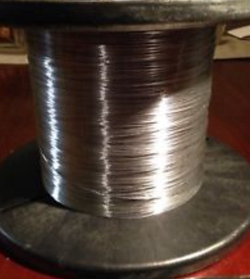 Nb3Sn Niobium tin wire, 0.820mm dia, Supercon, 100Ft. Custom Length Available