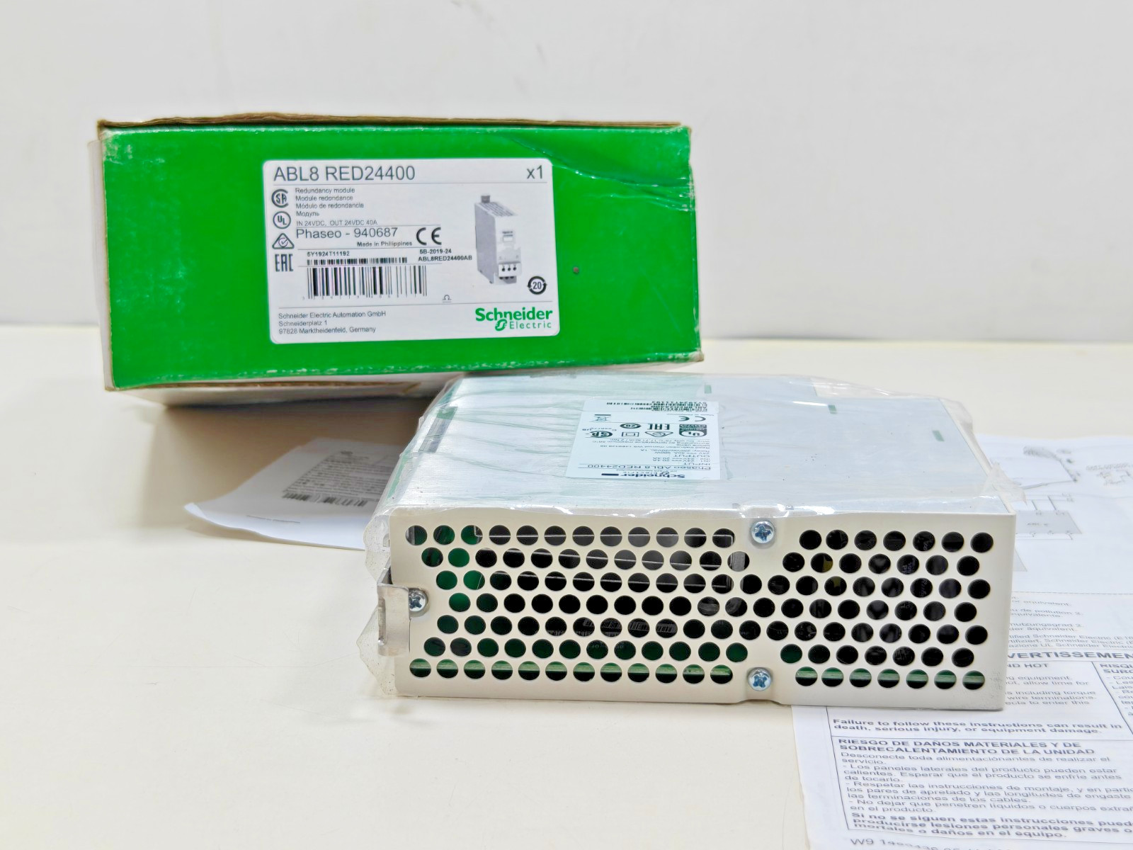 ABL8 RED24400 Schneider Electric Redundancy Module – 40A – for Regulated SMPS