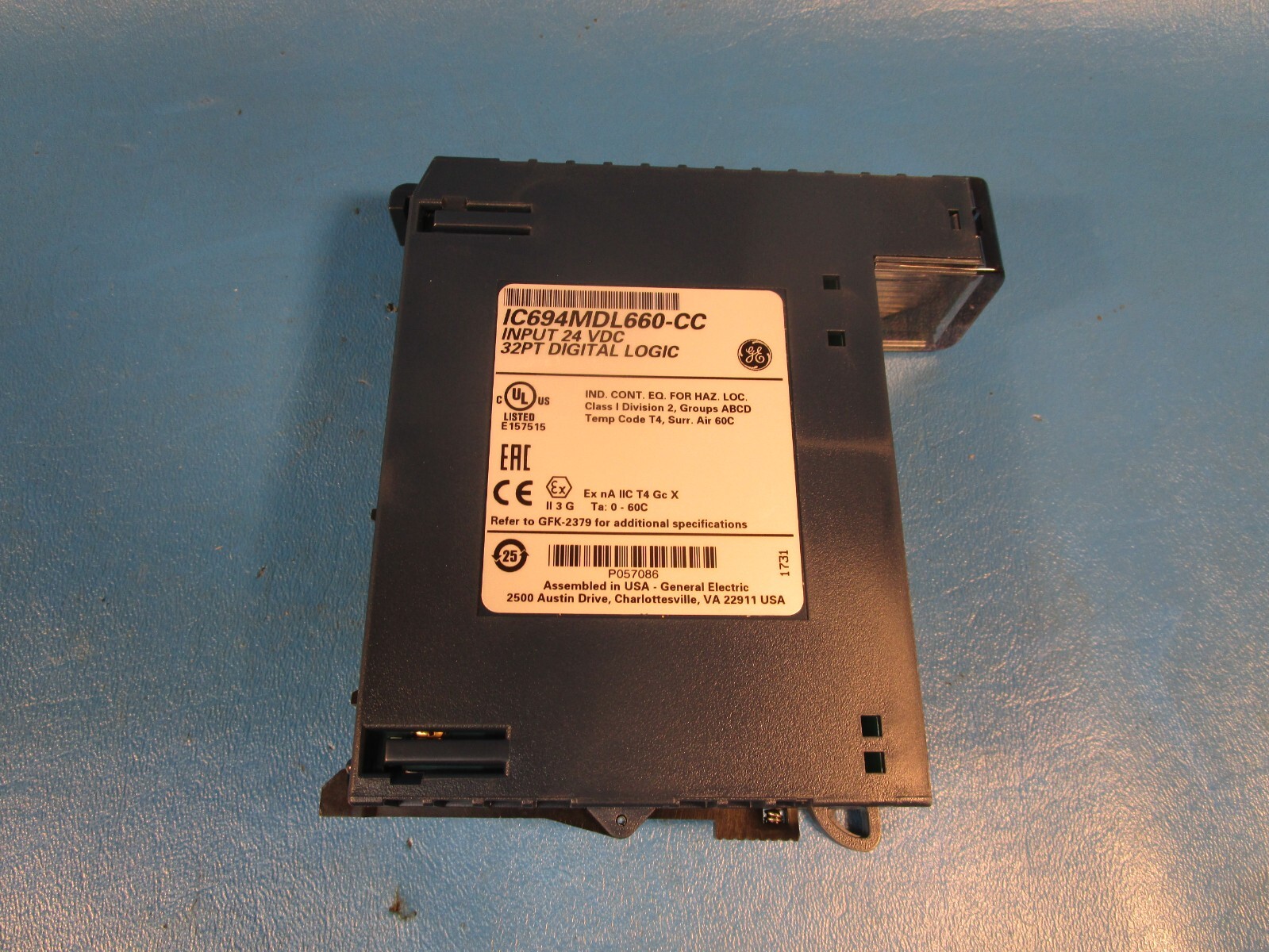 GE IC694MDL660-CC, Input module, Fanuc RX3i Series, 24 VDC 32PT PLC MODULE Posit