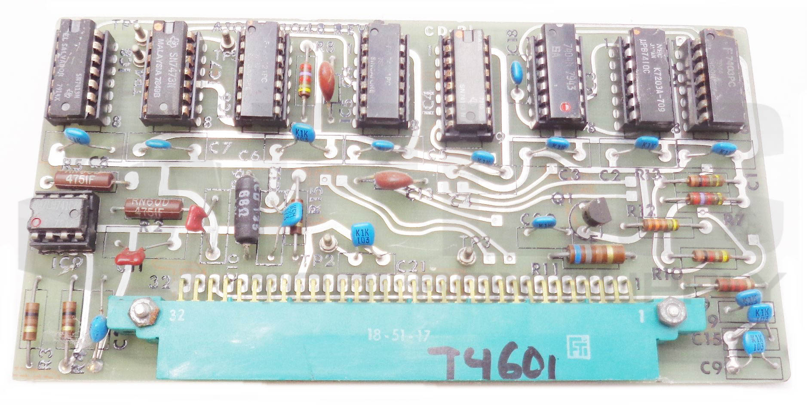 INSTRON A1022-1048 CIRCUIT BOARD, TP1, CD-B1, T1022-7255