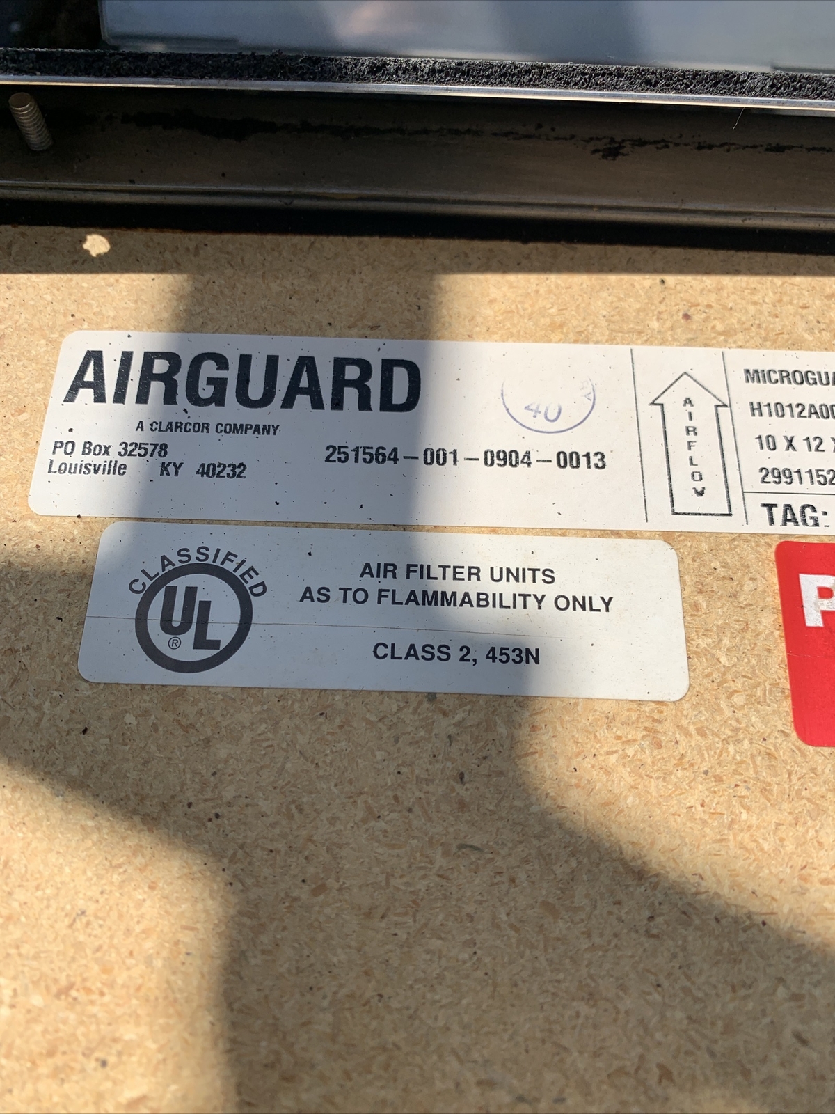 AIRGUARD MICROGUARD-2000 See Pictures For Details