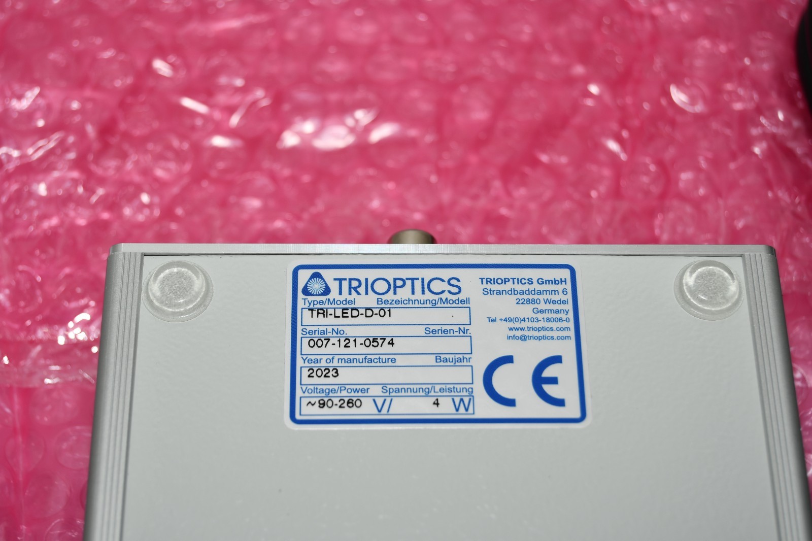 ^ Trioptics TRI-LED-S-01 LED Power Supply / Controller & LED Source (Green)
