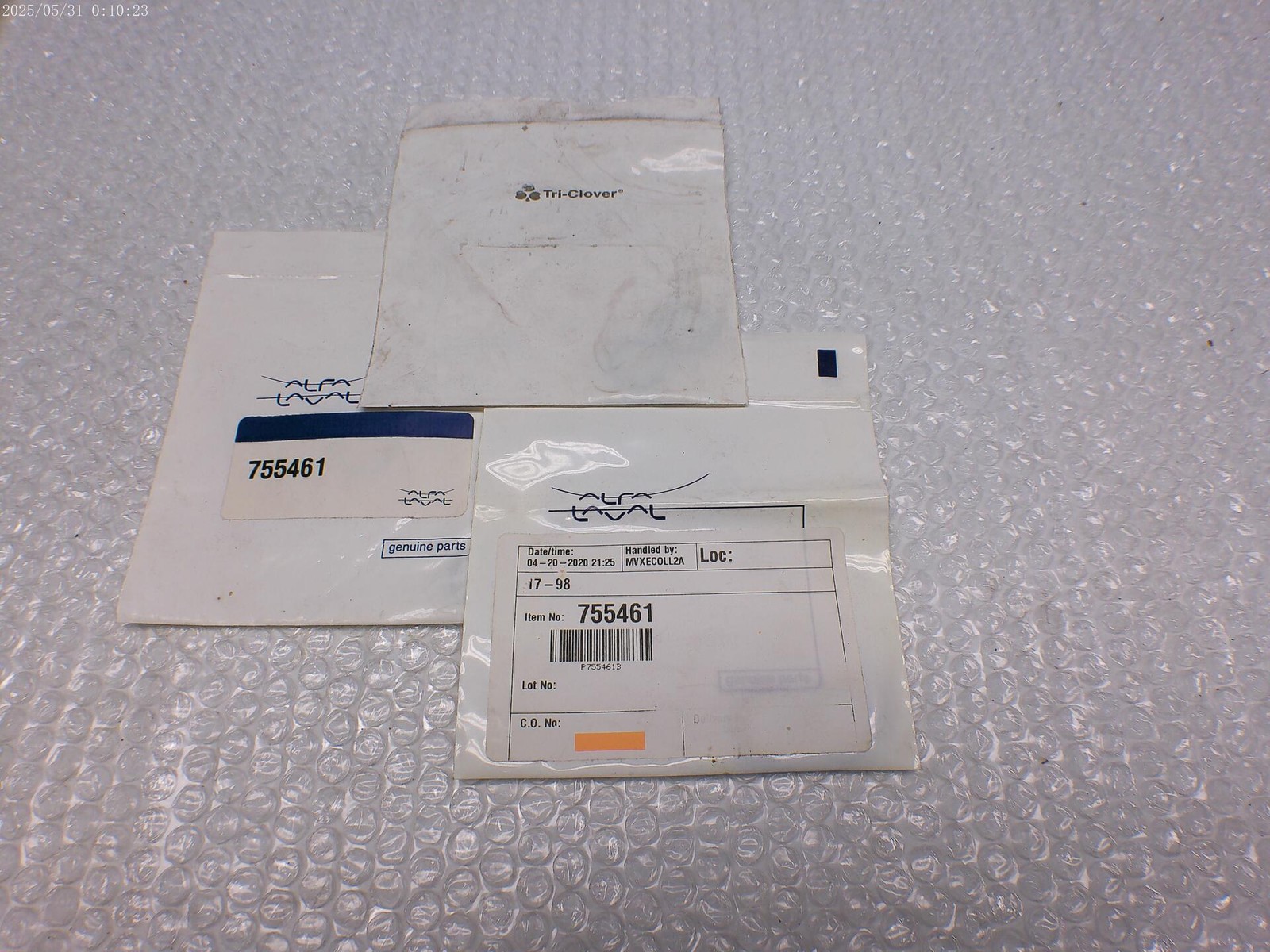 ALFA LAVAL 755461 O-RING LOT OF 3 PKG OF 2 NSMP