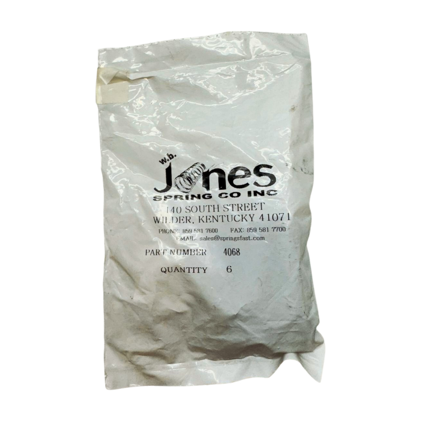 (Pack of 6) W.B. Jones 4068 Stainless Steel Spring 2″, 0.437 O.D.