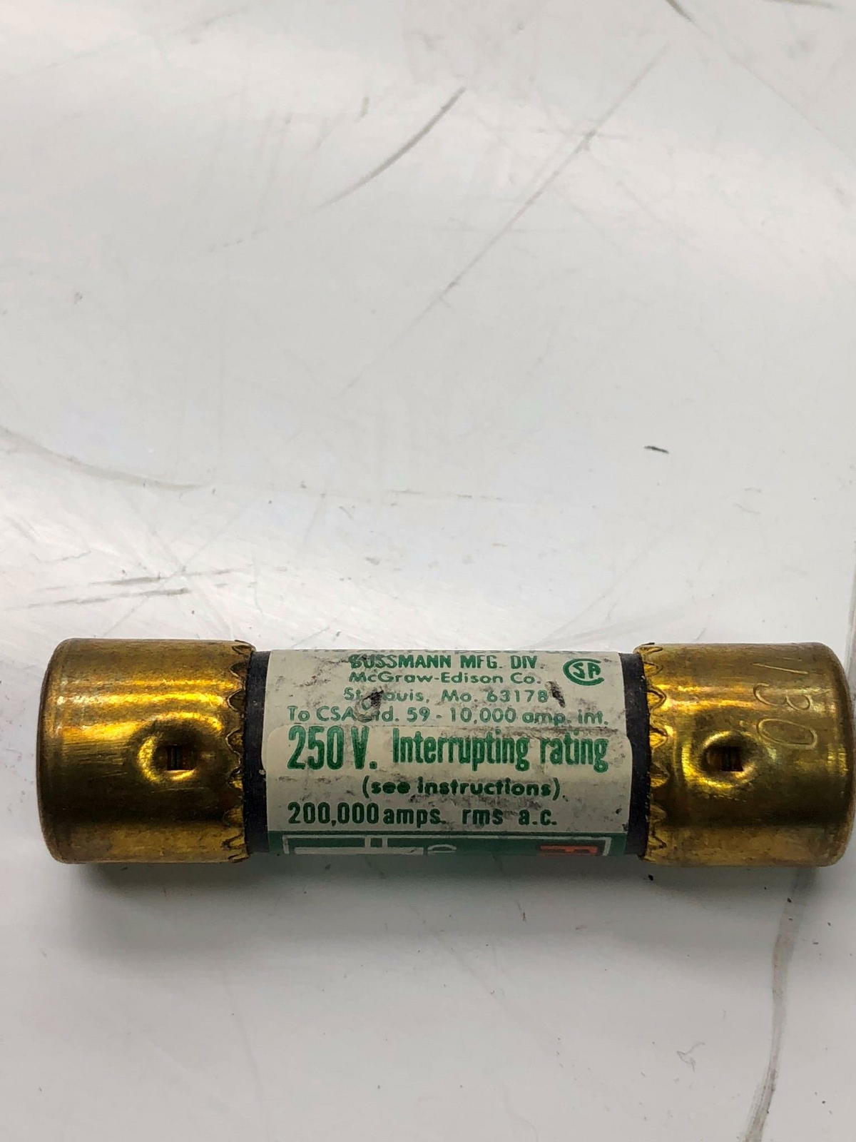 Bussman Fusetron Fuse FRN 30 250V Class RK5 Case of 10