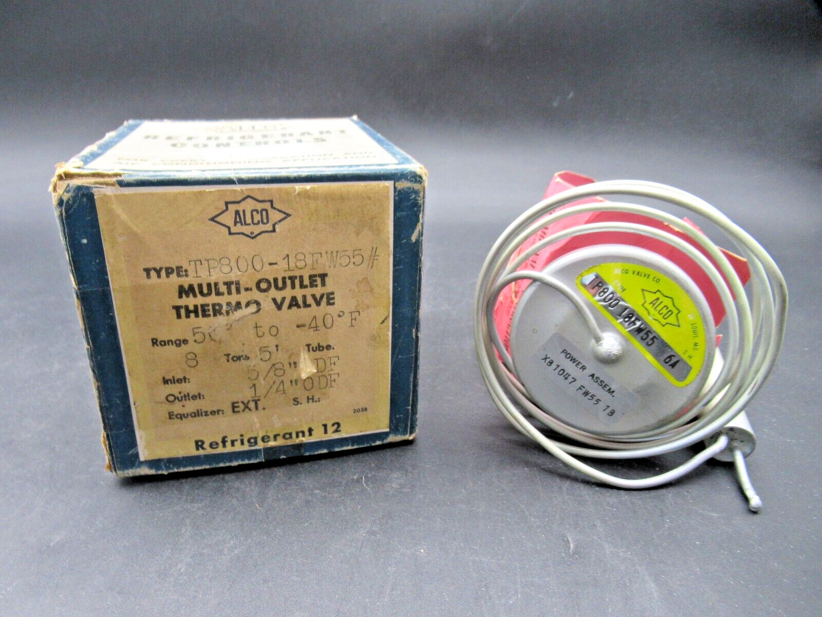 Alco XB1047-FW55-1B / TP800 18FW55 6A Multi Outlet Thermo Valve *NEW OLD STOCK*