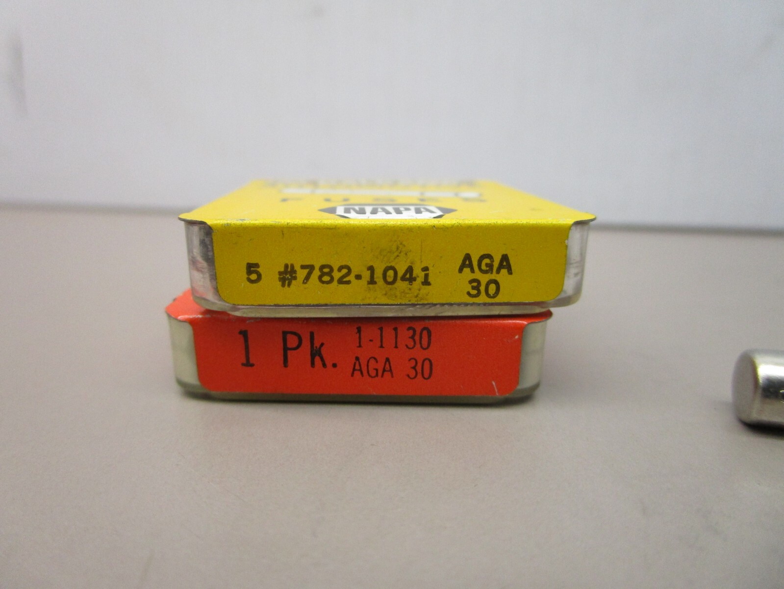 x10 Automotive Fuse Barrel Style AGA30 Fast Acting Glass 30 Amp Rating