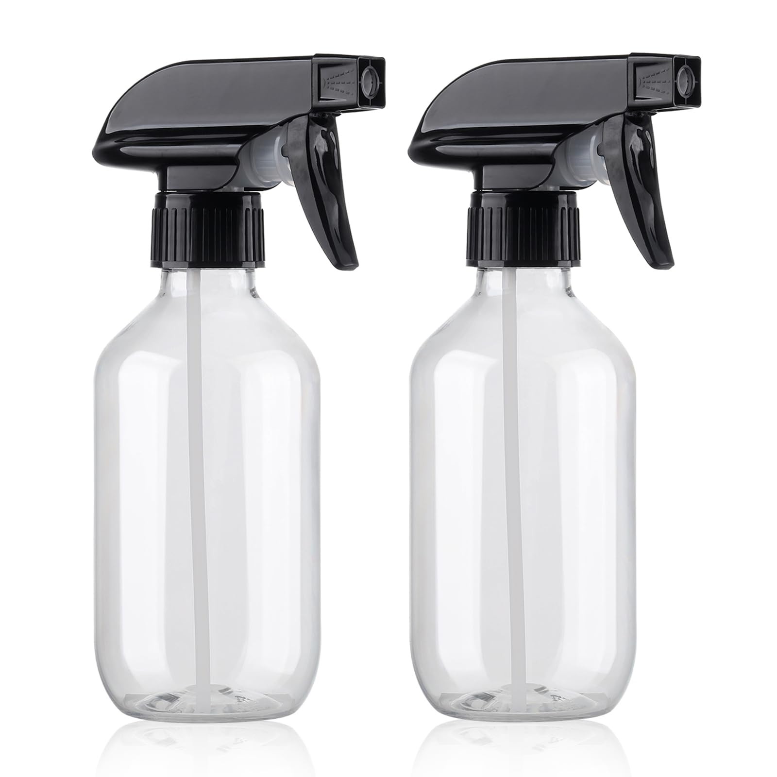 Teyssor Spray Bottles Water Bottle 2 Packs- 10.1 Ounces, Clear-2 pack