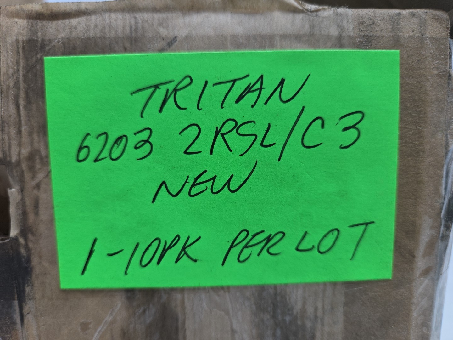10 Pack Tritan 6203 2RSL/C3 Deep Groove Radial Ball Bearing 17 mm ID 40mm OD New