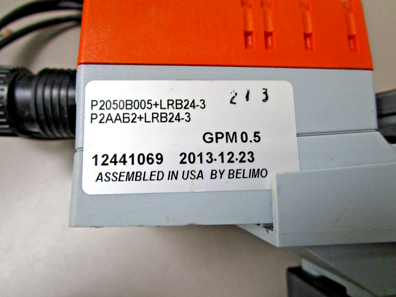Belimo P2050B005+LRB24-3 Characterized Control Valve Assembly 1/2″