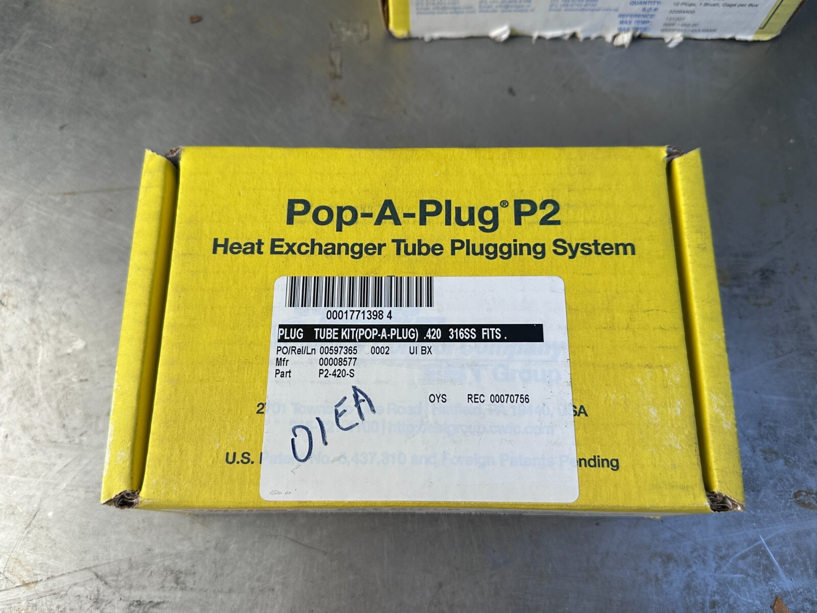 Curtiss-Wright P2-420-S Pop-A-Plug P2 Kit – Complete